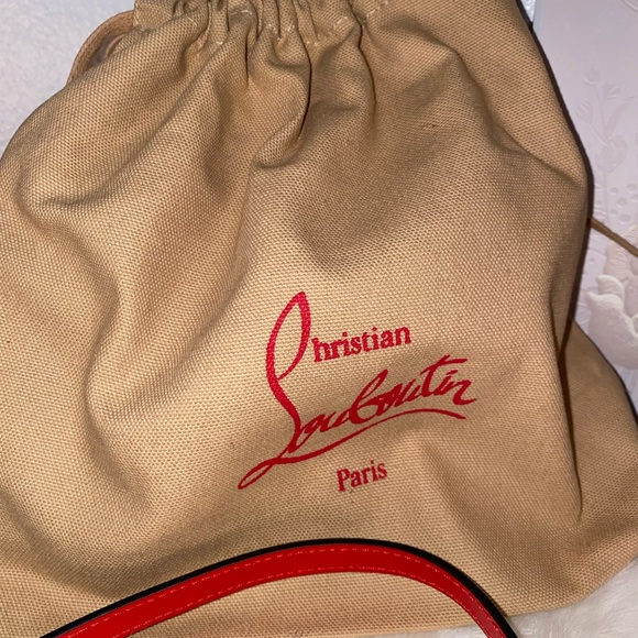 CHRISTIAN LOUBOUTIN VINTAGE TRASHMIX PATENT SPIKES MINI RUBYLOU BAG - Picture 7 of 15